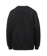 GUESS TRIANGLE GLITTER  Cotton sweatshirt jetbla - Women's Sweatshirts - 4