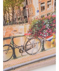 YNOT YESBAG SPECIAL Medium clutch bag with cuff bicycles - Women’s Bags - 3