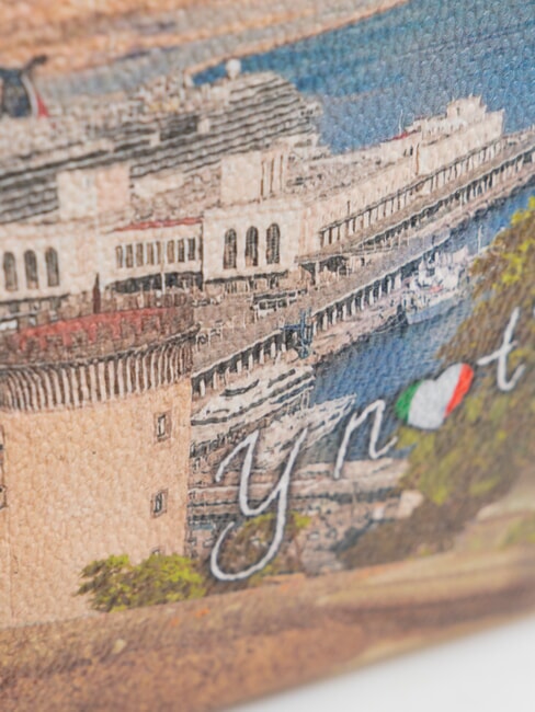 YESBAG Medium clutch bag with cuff lemon tree - Women’s Bags