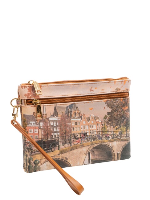 YESBAG Medium clutch bag with cuff autumn river - Women’s Bags