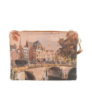 YNOT YESBAG Medium clutch bag with cuff autumn river - Women’s Bags - 4