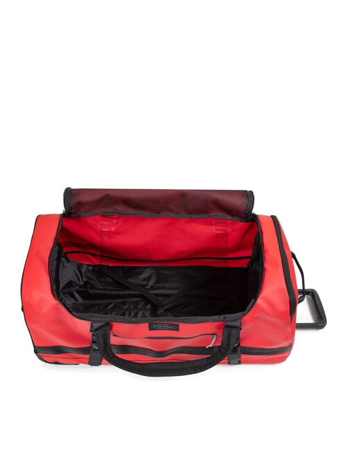 DUFFEL PACK WHEEL L Large water-repellent duffel bag trolley tarp red - Semi-rigid Trolley Cases
