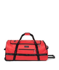 EASTPAK DUFFEL PACK WHEEL M Medium water-repellent duffel bag trolley tarp red - Semi-rigid Trolley Cases - 2