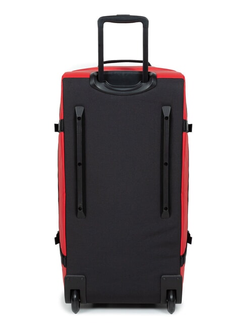 DUFFEL PACK WHEEL M Medium water-repellent duffel bag trolley tarp red - Semi-rigid Trolley Cases