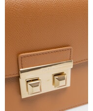 FURLA BELLA Small leather bag st andromeda brandy - Women’s Bags - 3