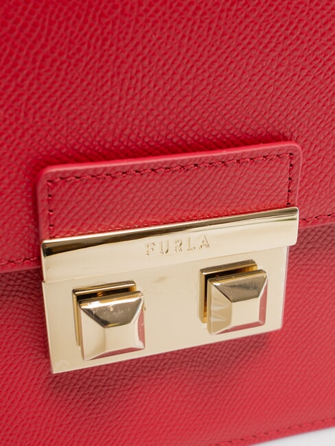 BELLA Small leather bag st andromeda Venetian red - Women’s Bags