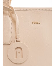FURLA CLASSIC Andromeda print leather shopper bag ballerina - Women’s Bags - 3