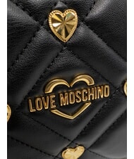 LOVE MOSCHINO EMBOSSED Clutch bag Black - Women’s Bags - 3