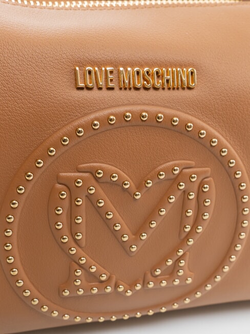 LITTLE STUDS Shoulder bag with studs camel2 - Women&rsquo;s Bags