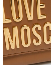LOVE MOSCHINO BOLD LOVE Mini handbag with shoulder strap camel - Women’s Bags - 3