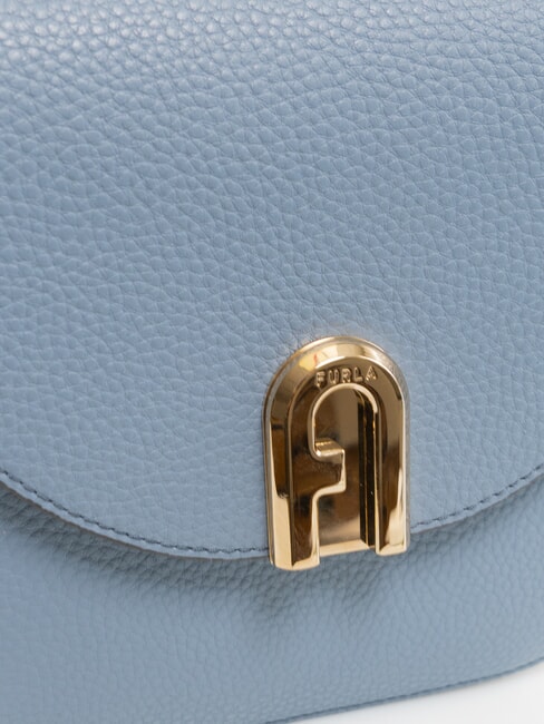 GARDENIA Mini shoulder bag, in leather celestial - Women’s Bags