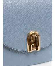 FURLA GARDENIA Mini shoulder bag, in leather celestial - Women’s Bags - 3