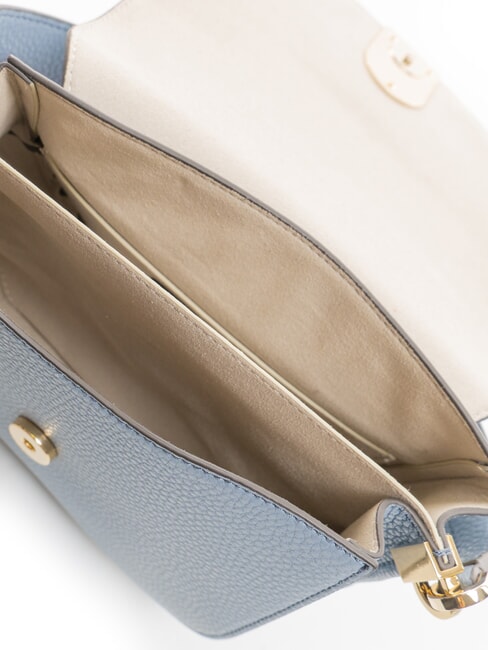 GARDENIA Mini shoulder bag, in leather celestial - Women’s Bags