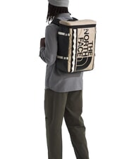 THE NORTH FACE BASE CAMP FUSE BOX Urban backpack, 15" laptop holder flax/white dune/tnf bla - Laptop backpacks - 5