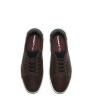 TIMBERLAND SENECA BAY Men's Leather Sneakers dark brown full grain - Men&rsquo;s shoes - 5