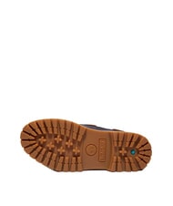 TIMBERLAND STONE STREET  Leather ankle boots with wedge dark blue full grain - Women’s shoes - 5