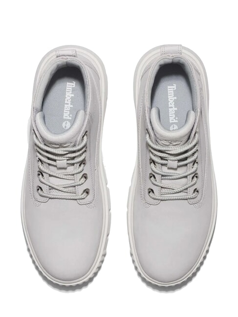 GREYFIELD Leather ankle boots gray violet - Women’s shoes