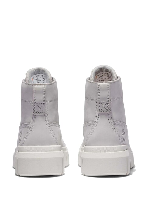 GREYFIELD Leather ankle boots gray violet - Women’s shoes