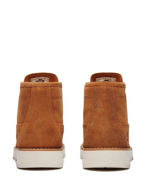 BRITTON MILLS Leather boots rust suede - Men&rsquo;s shoes