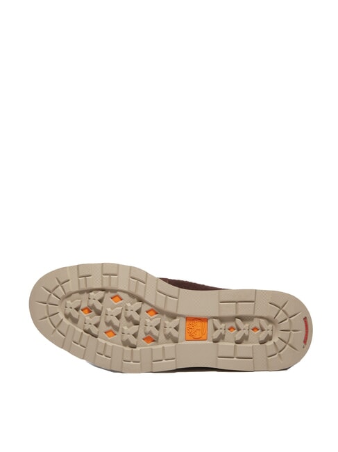 BRITTON MILLS Leather boots dark brown suede - Men’s shoes