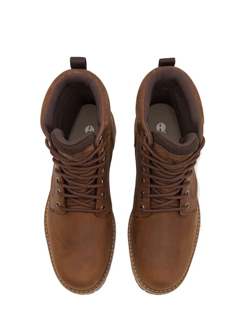 BRITTON ROAD Waterproof leather ankle boots full grain rust - Men’s shoes