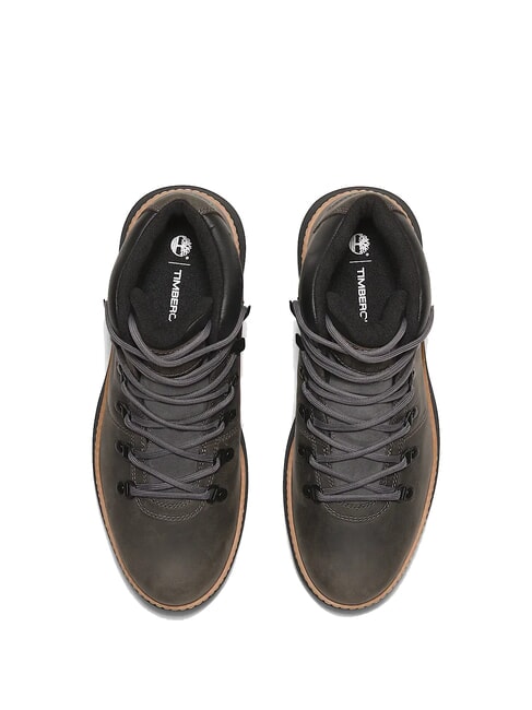 HUDSON ROAD Leather shoes dark gray full grain - Men’s shoes