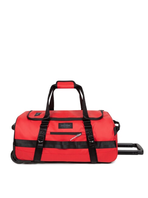 DUFFEL PACK WHEEL S Small water-repellent duffel bag trolley tarp red - Hand luggage