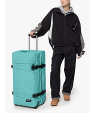 EASTPAK TRANSIT'R L Large size trolley stream blue - Semi-rigid Trolley Cases - 6