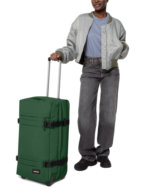 TRANSIT'R M Medium size trolley bristle green - Semi-rigid Trolley Cases