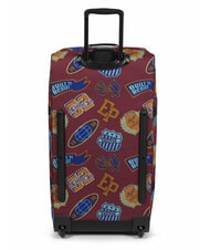 EASTPAK TRANVERZ L Large trolley clash burgundy - Semi-rigid Trolley Cases - 4