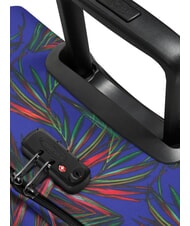 EASTPAK TRANVERZ L Large trolley brize palm navy - Semi-rigid Trolley Cases - 4
