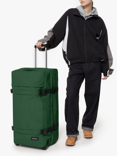 TRANSIT'R L Large size trolley bristle green - Semi-rigid Trolley Cases