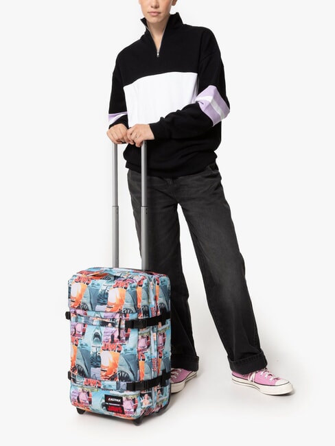 TRANSIT'R S x JAWS Trolley Hand Luggage jaws print - Hand luggage
