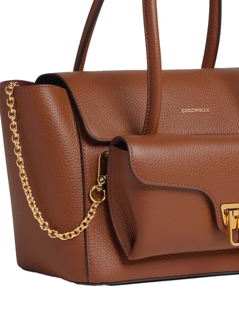 DOUBLE BEAT Shoulder bag cognac - Women&rsquo;s Bags
