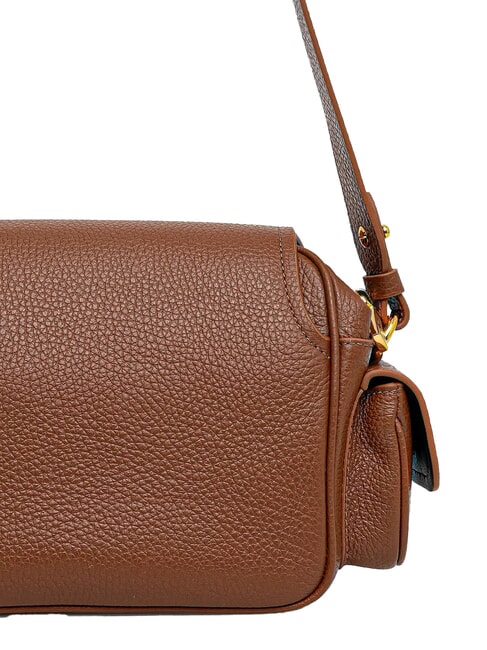 CAMPUS Mini shoulder bag, in leather cognac - Women’s Bags