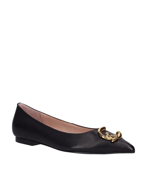 C-ME SMOOTH Smooth leather ballerinas Black - Women’s shoes