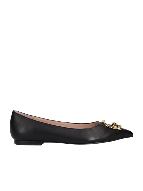 C-ME SMOOTH Smooth leather ballerinas Black - Women’s shoes