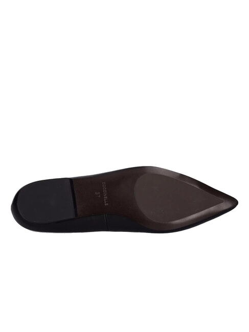 C-ME SMOOTH Smooth leather ballerinas Black - Women’s shoes