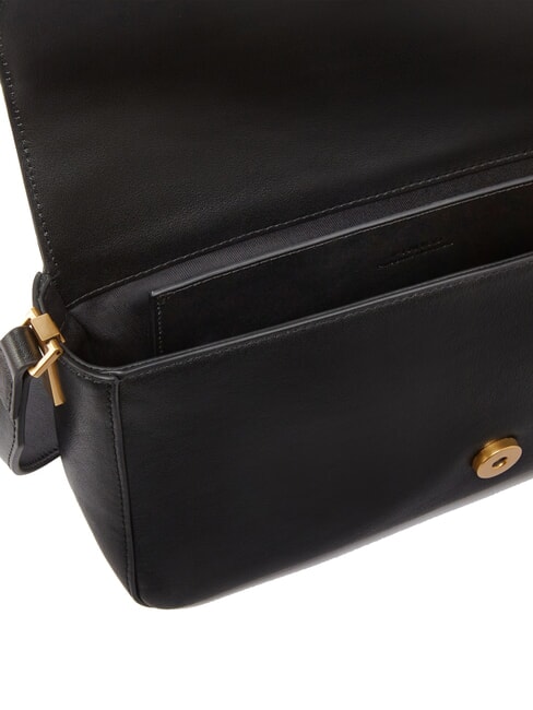 LOVE ONE CLASSIC SLOUCHY Leather shoulder bag black-antique gold - Women’s Bags