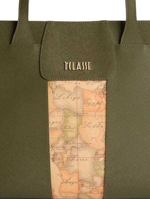 WINDY CITY Large shopping bag moss green - Women’s Bags