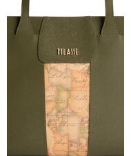 ALVIERO MARTINI PRIMA CLASSE WINDY CITY Large shopping bag moss green - Women’s Bags - 3