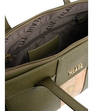 ALVIERO MARTINI PRIMA CLASSE WINDY CITY Large shopping bag moss green - Women’s Bags - 4
