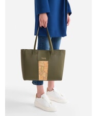 ALVIERO MARTINI PRIMA CLASSE WINDY CITY Large shopping bag moss green - Women’s Bags - 5