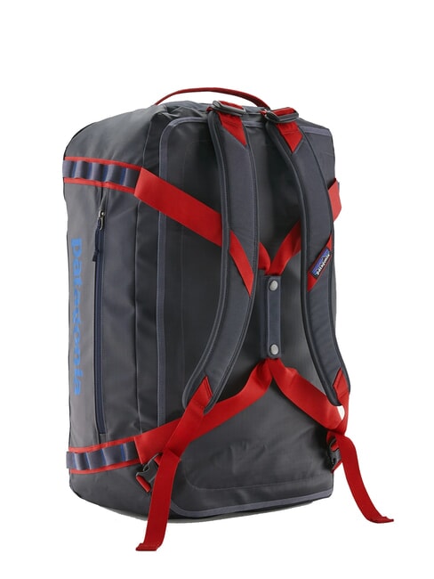 BLACK HOLE 55L travel backpack bag smolder blue with red amanita - Duffle bags