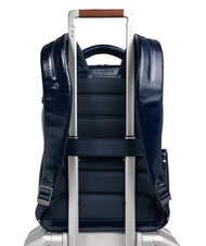 PIQUADRO BLUE SQUARE Fast-check 14" laptop backpack blue - Laptop backpacks - 3