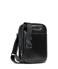 PIQUADRO BLUE SQUARE  iPad Mini bag Black - Over-the-shoulder Bags for Men - 2