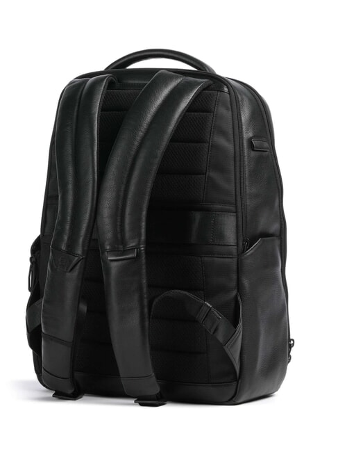 RUSSEL 14" laptop backpack, in leather Black - Laptop backpacks