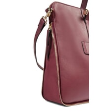 PIQUADRO CIRCLE 14" leather laptop bag bordeaux - Work Briefcases - 4