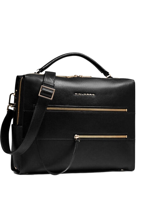 W140 14" laptop briefcase Black - Work Briefcases