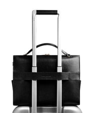 PIQUADRO W140 14" laptop briefcase Black - Work Briefcases - 3